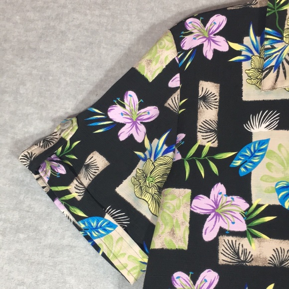 SAG HARBOR Tropical Hawaiian Cruise Summer Beach Poolside Wrinkle Resistant NWOT - Picture 6 of 16